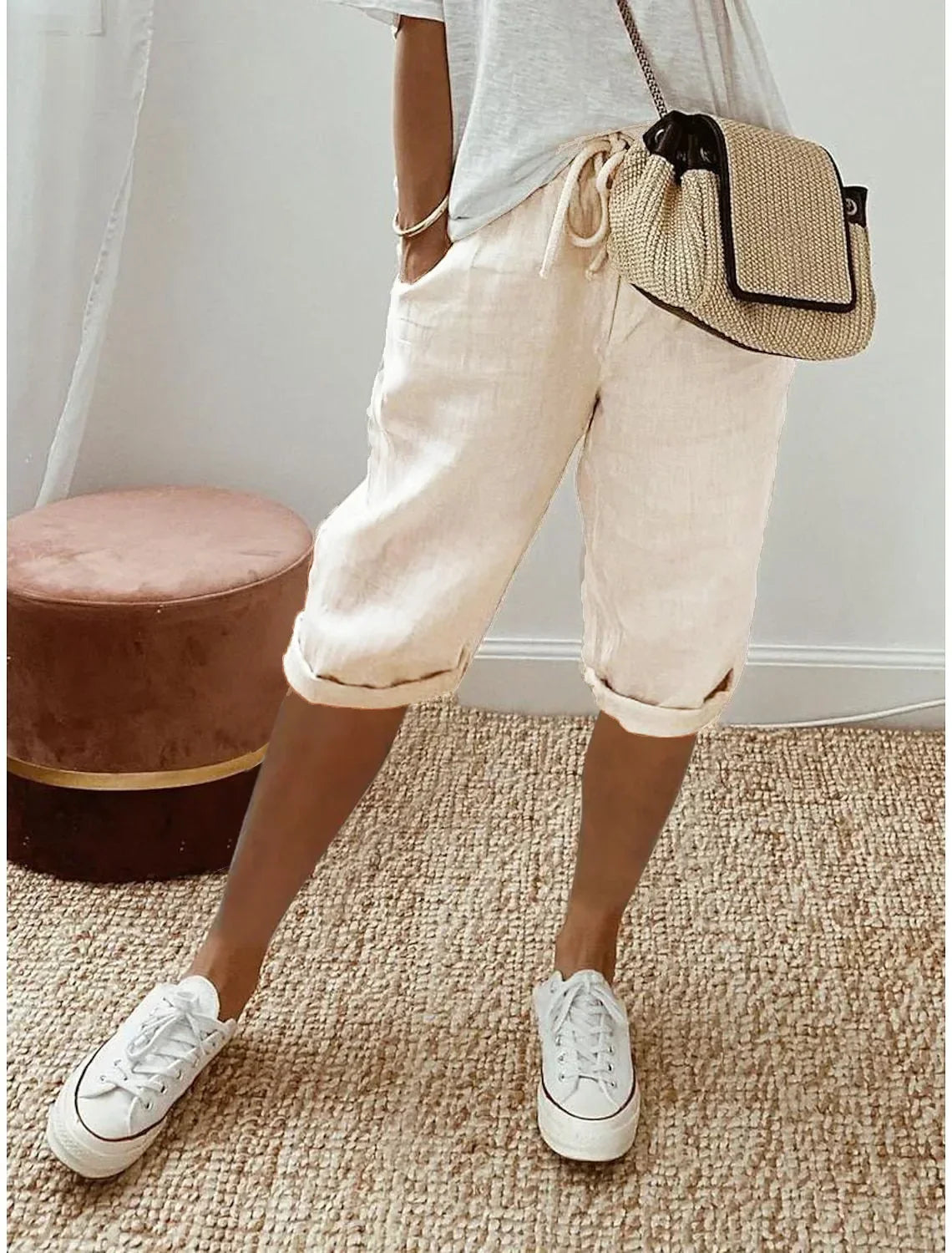 Nerina - Chic Cotton-Linen Harem