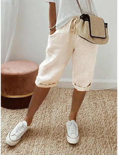 Nerina - Chic Cotton-Linen Harem