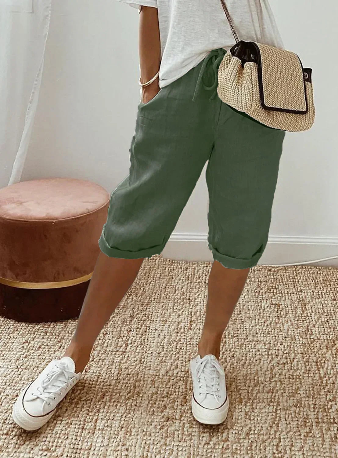 Nerina - Chic Cotton-Linen Harem