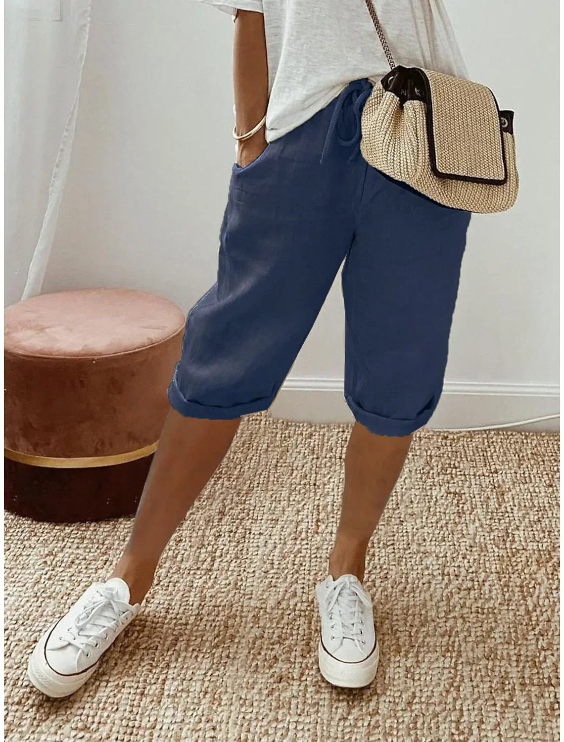 Nerina - Chic Cotton-Linen Harem