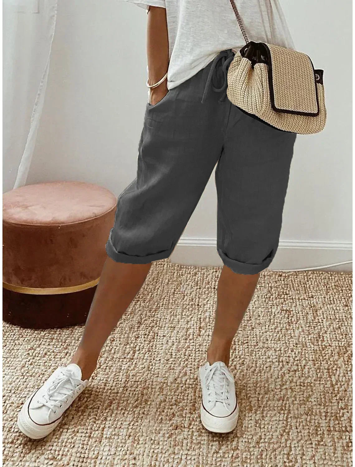 Nerina - Chic Cotton-Linen Harem