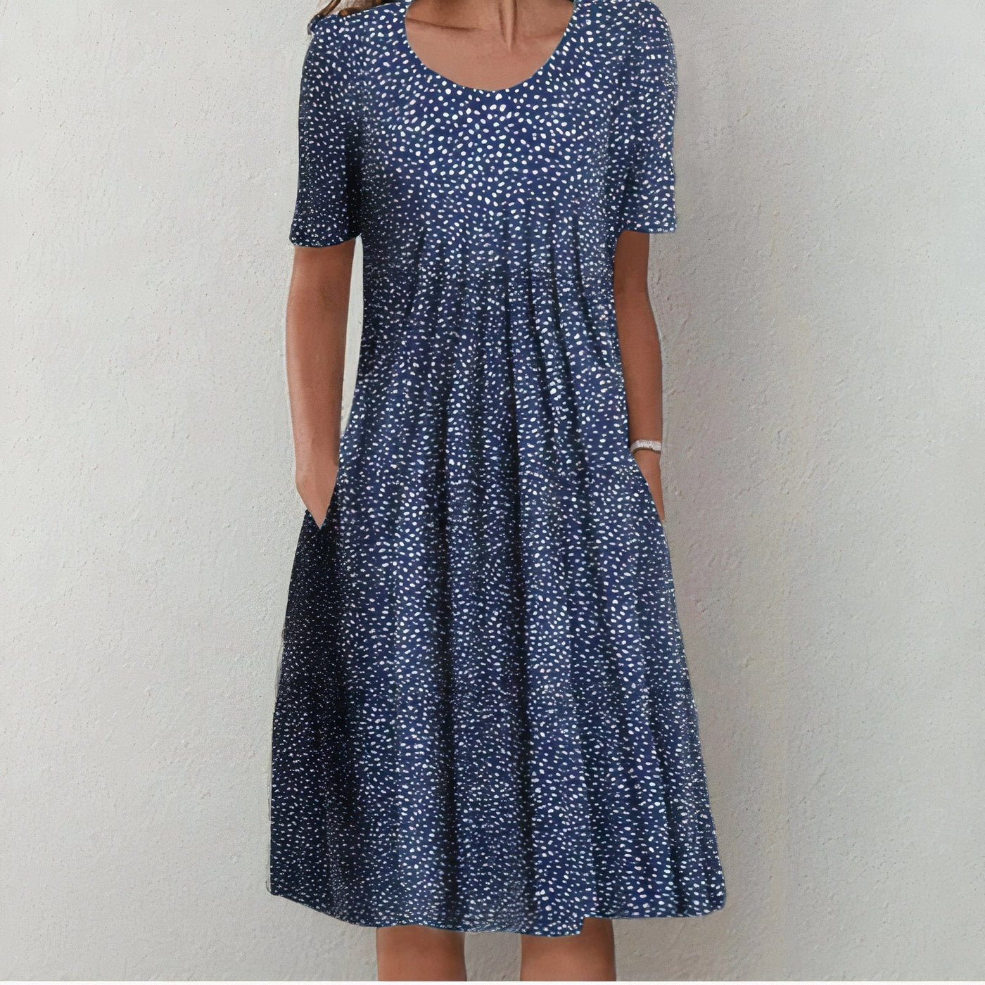 Hanna - Elegant Floral Midi Dress
