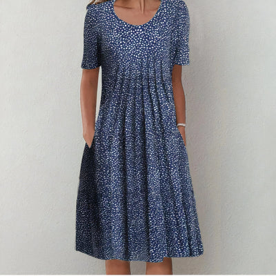 Hanna - Elegant Floral Midi Dress