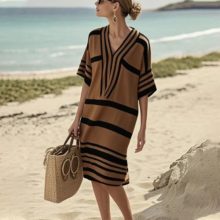 Enrica - Colorful Striped Dress