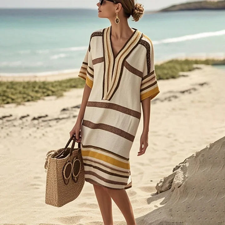 Enrica - Colorful Striped Dress