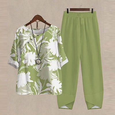 Vivienne - Chic Printed Lounge Set