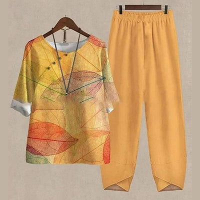 Vivienne - Chic Printed Lounge Set