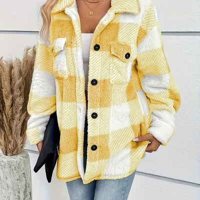 Doreline - Cozy Checkered Jacket