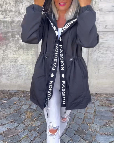 Amicie - Chic Hooded Trench Coat