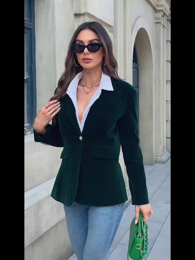 Monroe - Bold Velvet Blazer
