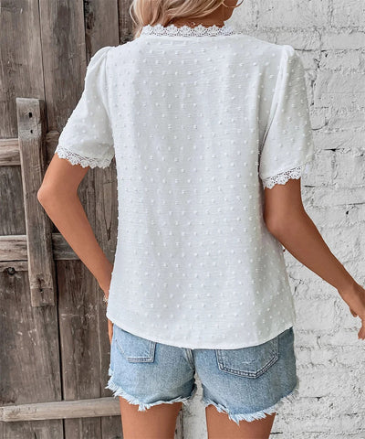 Maxine - Playful Polka Dot Blouse