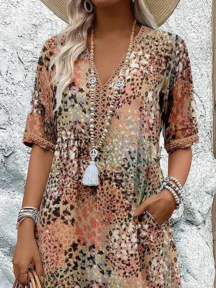 Harper - Vibrant Floral Midi Dress
