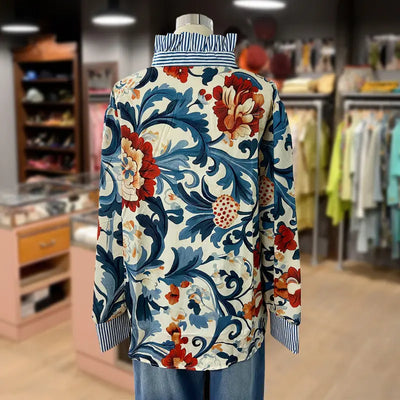 Serenity - Classic Floral Blouse