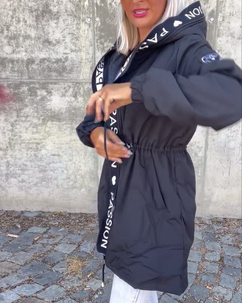 Amicie - Chic Hooded Trench Coat