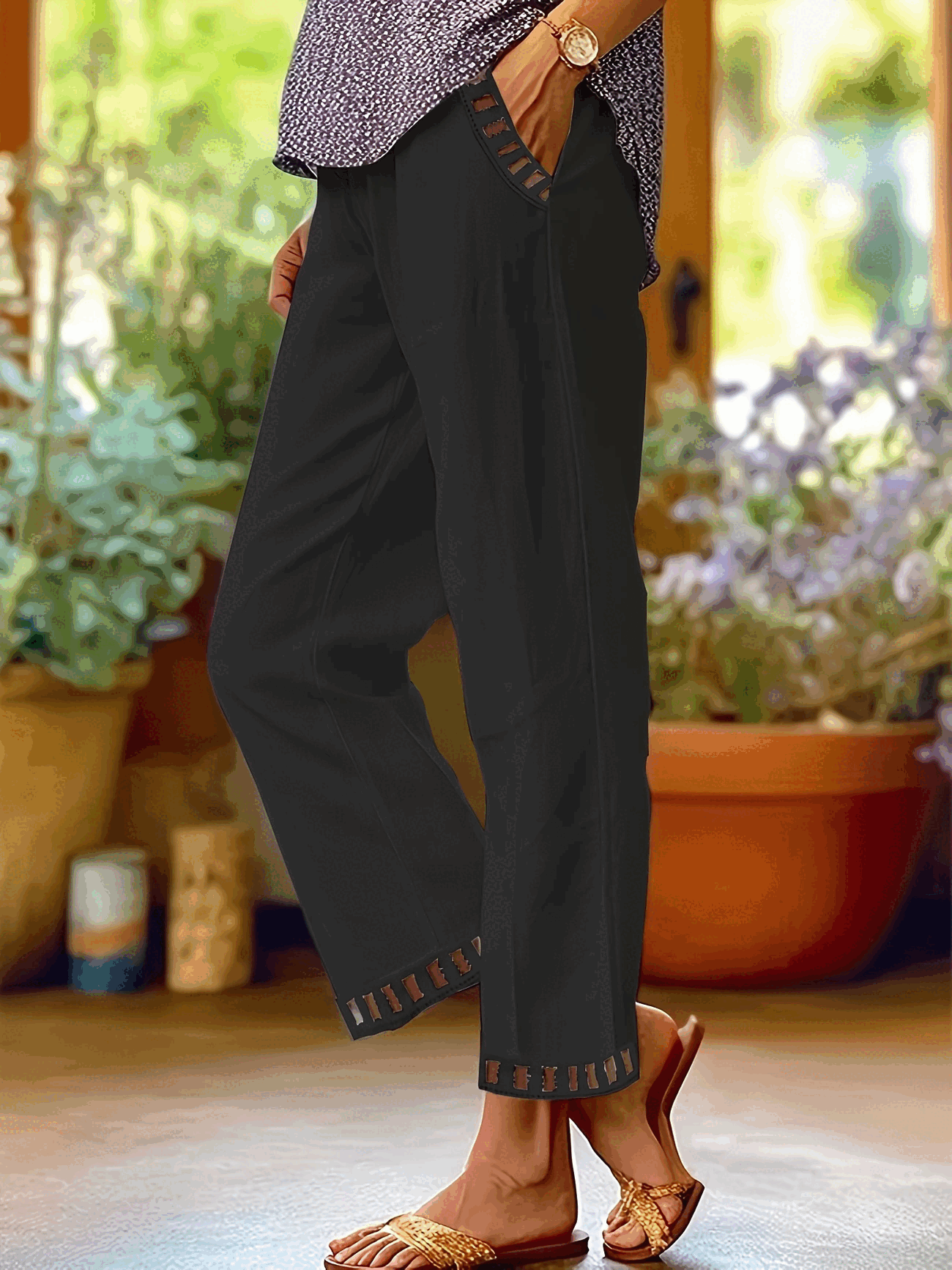Tracey - Chic Cropped Pants