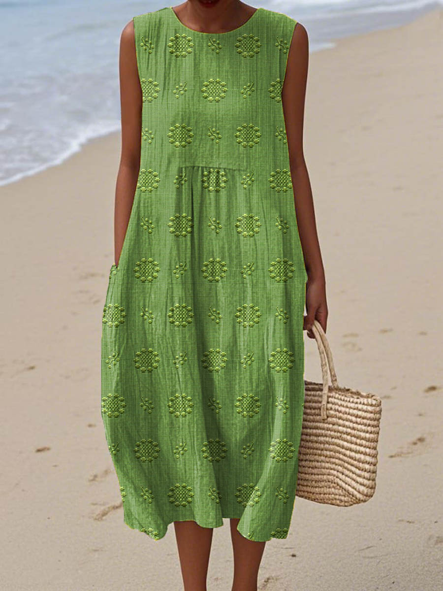 Aikaterini - Relaxed Summer Pocket Dress