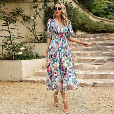 Innova - Timeless V-Neck Dress