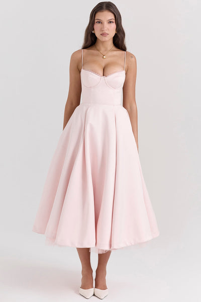Elsa - Stylish Midi Dress with Pockets