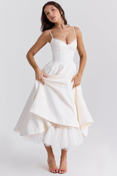 Elsa - Stylish Midi Dress with Pockets