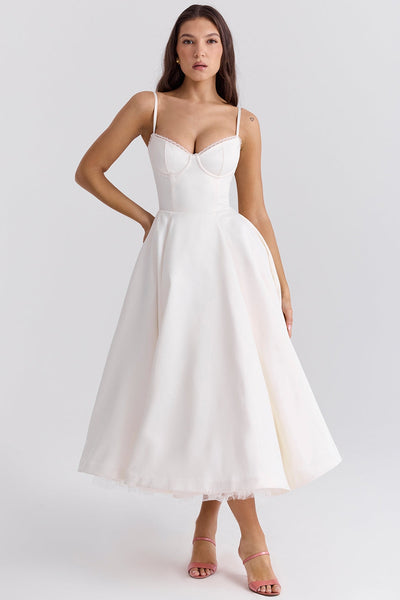 Elsa - Stylish Midi Dress with Pockets