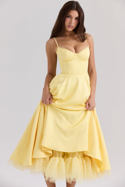 Elsa - Stylish Midi Dress with Pockets