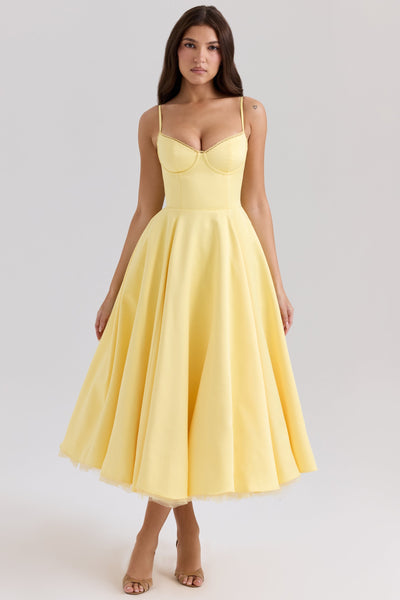 Elsa - Stylish Midi Dress with Pockets