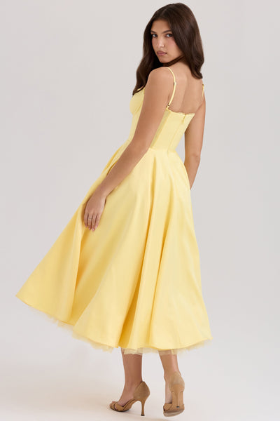 Elsa - Stylish Midi Dress with Pockets