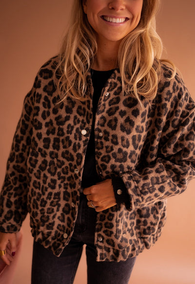 Luisa - Trendy Leopard Jacket