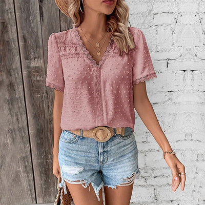 Maxine - Playful Polka Dot Blouse